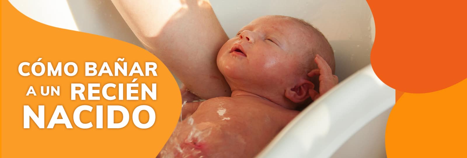 La importancia del primer baño para tu bebé recién nacido